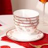 Buy cheap Business Gifts Dinnerware Sets 2023 Christmas Year Gift Items With Porcelain Material from wholesalers
