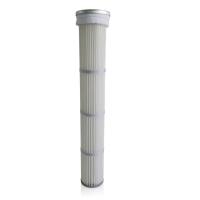 Buy cheap Steel Top Loader Pleated Filter Bags With Galvanized Steel Bottom End Cap product