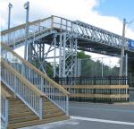 Walkway bridge/ pedestrian bridgesidewalk/ steel pedestrian bridge/ Meeting ASTM