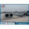 Buy cheap Steel Tapered Q235 Polygonal Power Transmission Poles With Hot Dip Galvanized 15m from wholesalers