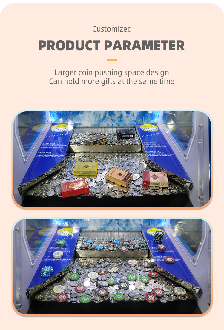 1 Player Outdoor Arcade Games Coin Pusher Equipment Tabletop Arcade Cabinet