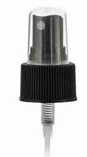 Buy cheap Black white Perfume Mist Sprayer 28/410 0.12ml Plastic PP material from wholesalers