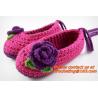 Buy cheap Crochet Baby, Booties, Socks Knitted, Newborn Loafers Shoes Plain Infant Slippers Footwea from wholesalers