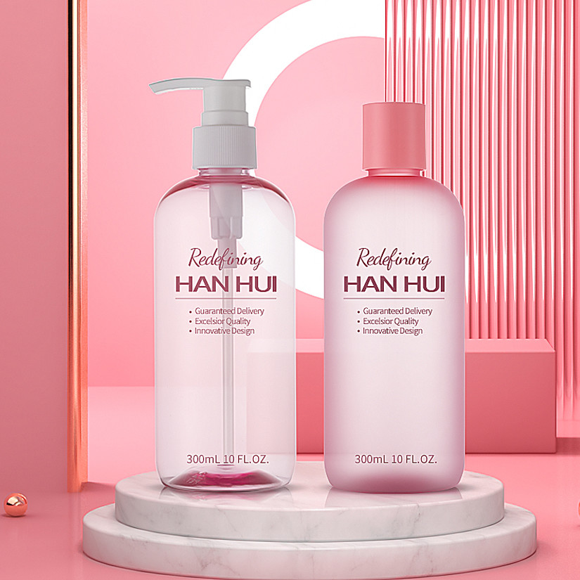 Matte Finish Hair Care Containers With Logo Boston Round Bottle For Hair Gel