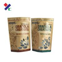 Buy cheap Food Grade Kraft Paper Pouch 1000g Heat Seal Printed Customized size product