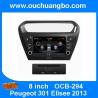 Buy cheap Ouchuangbo Auto DVD Radio GPS players for Peugeot 301 Elisee 2013 S100 Platform 3G Wifi GPS Navigation OCB-294 from wholesalers