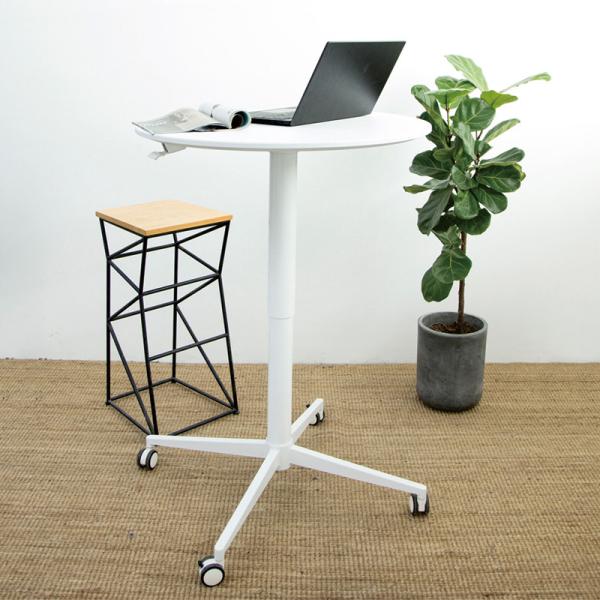 Buy cheap Cast Aluminium One Leg Height Adjustable Computer Desk from wholesalers