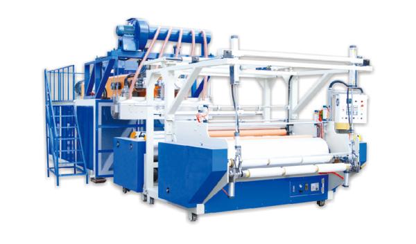 Buy cheap 3 Layers Stretch Film Machine 1500mm PE Plastic Stretch Film Making Machine from wholesalers