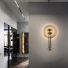 Buy cheap Modern Minimalist Clock Shape Wall Lamp Glass Bedroom Bedside design wall light (WH-OR-145) from wholesalers