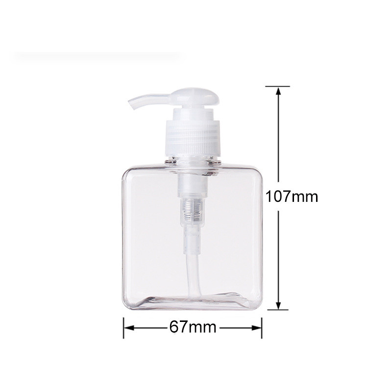 Seven Options Cosmetic Lotion Bottles , PETG Material Plastic Pump Bottle 250ml