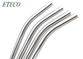 Buy cheap Outdoor Picnics Stainless Steel Reusable Straws Mirror Polishing Natural Bent from wholesalers