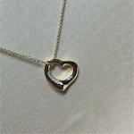 diamonds of love necklace 18kt gold with yellow gold or white gold or pink gold