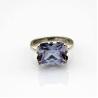 Buy cheap Women Fashion Jewelry Lavender Aemthyst Cubic Zirconia Silver Ring(F28) from wholesalers