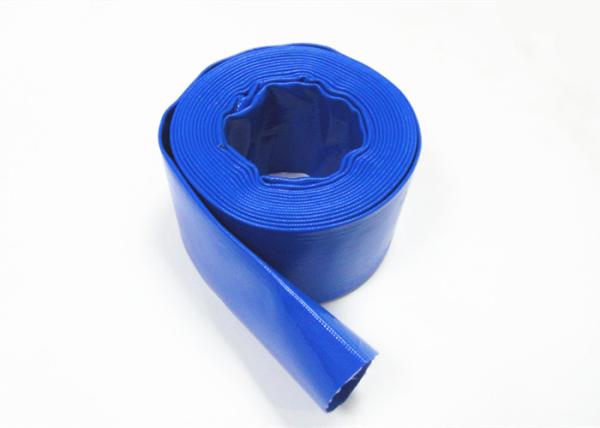 Buy cheap Braided Layflat Fire Hose , Blue Heavy Duty Backwash Hose Good Flexibility from wholesalers