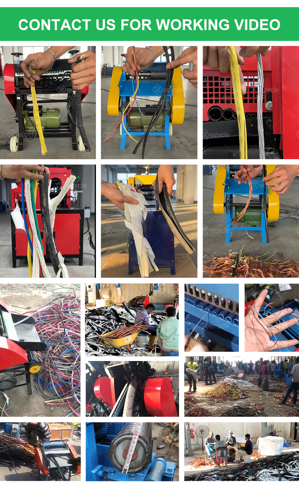 Stripping Wire Function at Lowest Cable Wire Stripper for Copper Wire Recycling Machine