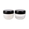 Buy cheap Screw Black Cap 50ml Face Cream Moisturizer Glass Jar 100g from wholesalers