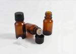 Blue Color 15ml Glass Dropper Bottles , Essential Oil Dropper Bottles