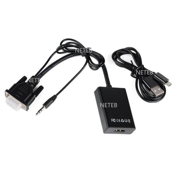 Buy cheap 1080P VGA to HDMI Audio Video Cable Adapter Female Converter with USB Cable from wholesalers