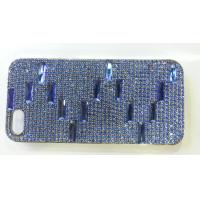 Buy cheap Handmade Iphone Cell Phone Accessories Blue Bling for Iphone 4S Case product
