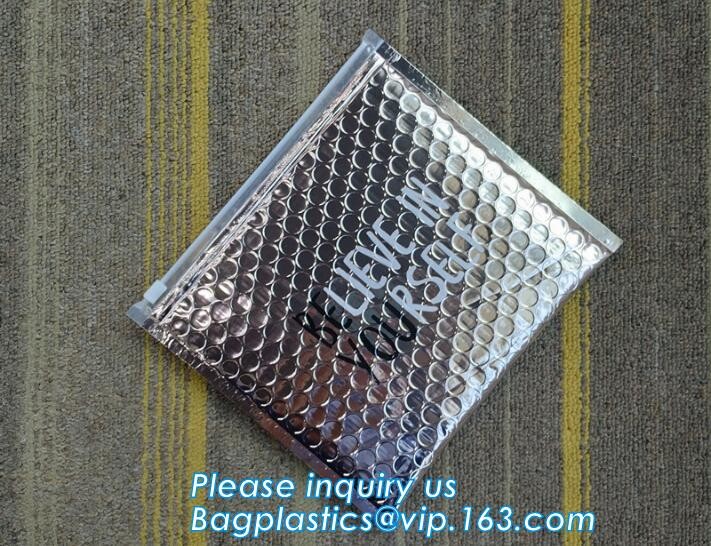 Custom Zip lockkk zipper bubble bag/bubble slider bag,Shielding Bag Aluminum Foil Bag Metallized Foil Bag Nylon Vacuum Bag