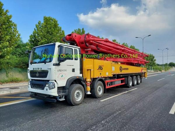 55000kg Total Weight Red 2022 Concrete Boom Pump Truck for Heavy-Duty and