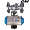 Buy cheap 3 8" 1" Pneumatic High-Pressure Two-Piece Flanged Ball Valve from wholesalers