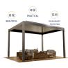 Buy cheap Outdoor aluminum alloy electric louver gazebo courtyard garden courtyard Home pavilion Outdoor sun room from wholesalers