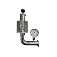 Buy cheap Adjustable Automatic Hygienic Pressure Relief Valve Union Exhaust Pressure Valve product