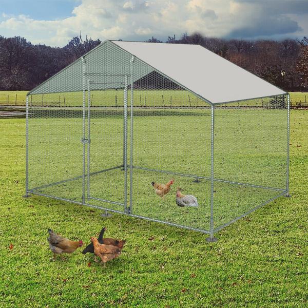 Quality Chicken Cage Run Walk in Cage Poultry Pet Coop for Rabbit Hen House Pen Metal 3x2m for sale