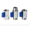 Buy cheap 3/4"-12" NPT Female Threaded Stainless Steel Mini Ball Valve with Hose Hose Barb from wholesalers
