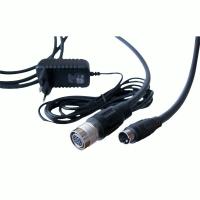 Buy cheap 2.5 Meters Camera Power Adapter Round Shape High Flex 12V 3A 1 Meter Overmolded product