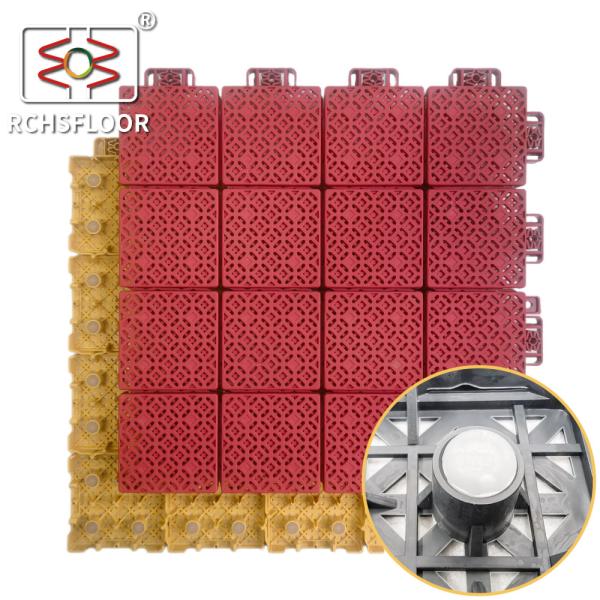 Buy cheap CE Basketball Court PP Interlocking Tiles Outdoor Sports Floor Tiles from wholesalers