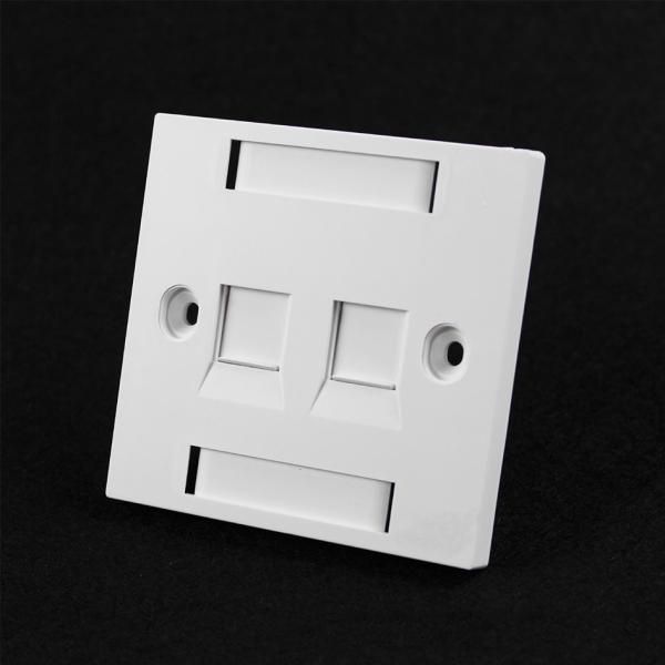 Buy cheap 2 Port Telephone / Workstation Ethernet Faceplate from wholesalers