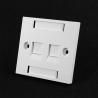 Buy cheap 2 Port Telephone / Workstation Ethernet Faceplate from wholesalers