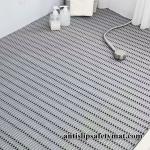 Toilet Bathroom Safety Floor Mat Non Slip Plastic Cushion Custom Size
