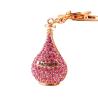 Buy cheap Heart Shaped Key Chain Ornaments 1.3 Inch Wide Crystal Irregular from wholesalers
