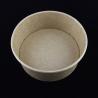 Buy cheap Salad Disposable Kraft Paper Bowls With Lids Takeaway Packaging Container 1100ml from wholesalers