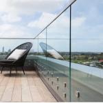 Residential Swimming Pool Frameless Glass Fences with Drill Holes and Edge Works