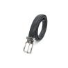 Buy cheap Thin Women 's Fashion Skinny Leather Belt With Clip Buckle Dark Nickel Color from wholesalers