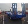 Buy cheap Custom 3 Axle Flatbed Semi Trailer Tractor Trucks 40 Ft Semi Low Bed Trailer from wholesalers