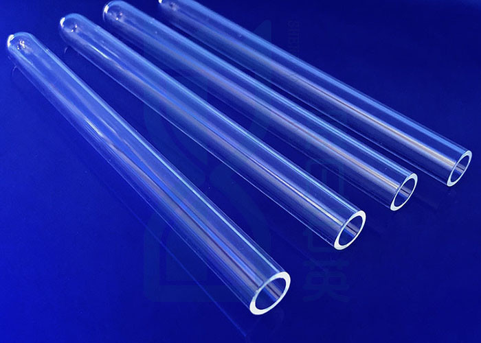 Excellent High Light Transmittance Quartz Test Tube Colored Test Tubes Alkali Resistance Quartz Test Tube