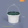 Buy cheap Customrized Logo 350ml 500ml 700ml Disposable PP Plastic Round Food Bowl with Lid from wholesalers