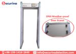 Commercial Metal Walk Through Gate , Door Frame Metal Detector 760mm Tunnel Size