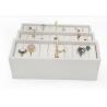 Buy cheap Wedding Ring Jewelry Storage Trays Tarnish Free Materials Showcase Ice Velvet Tray from wholesalers