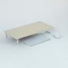 Buy cheap FSC Office MDF Wooden Metal Furniture Desktop Computer Stand Single Layer from wholesalers