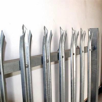 Buy cheap Square Post White Galvanised Steel Palisade Fencing For Garden And Gates from wholesalers