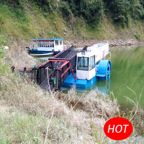 eco harvester, weed skimmer boat