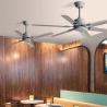 Buy cheap NEW Style 48 52 56 Inches Dc Ac Modern Indoor Energy Efficient Stainless Steel/wood Blades Ceiling Fan With Led Light from wholesalers