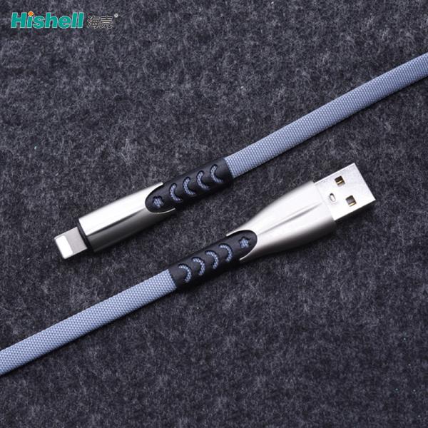 Buy cheap Multipurpose Stainproof Braided Phone Cord , Zinc Alloy Cable For Mobile Charger from wholesalers