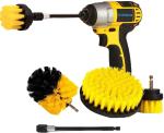 Extrusion Molding 5Pcs Drill Power Brush Scrubber For Household Cleaning